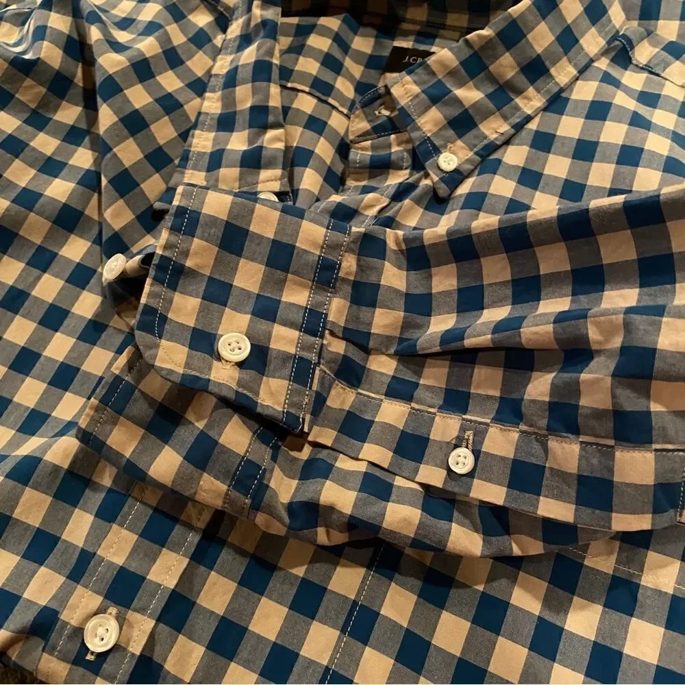 J Crew Plaid X Large Tall Shirt